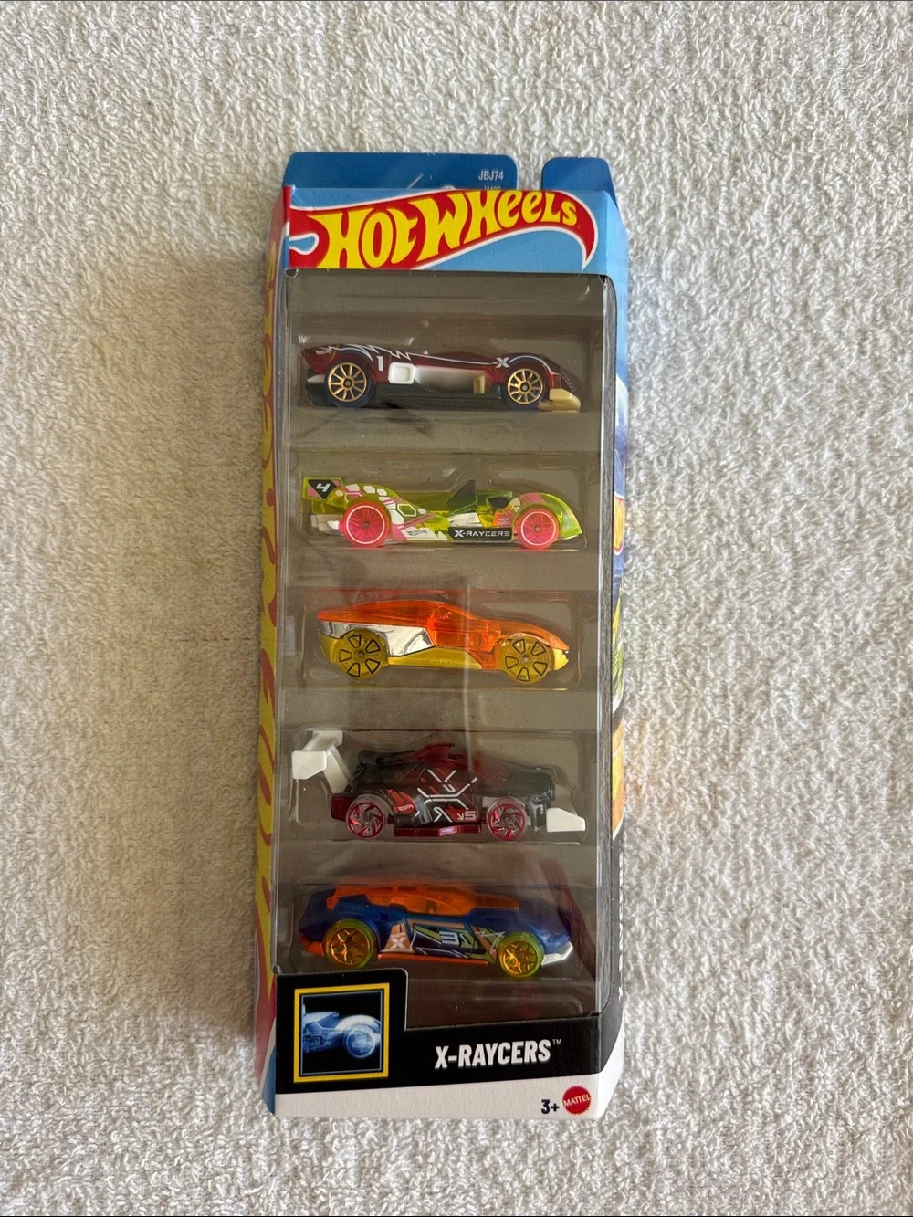 Hot Wheels X-Raycers 5 Pack Multicolor Kids Toy Cars
